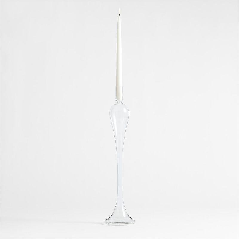 CRATE & BARREL - Portavelas Vidrio Milano Grande Crate & Barrel