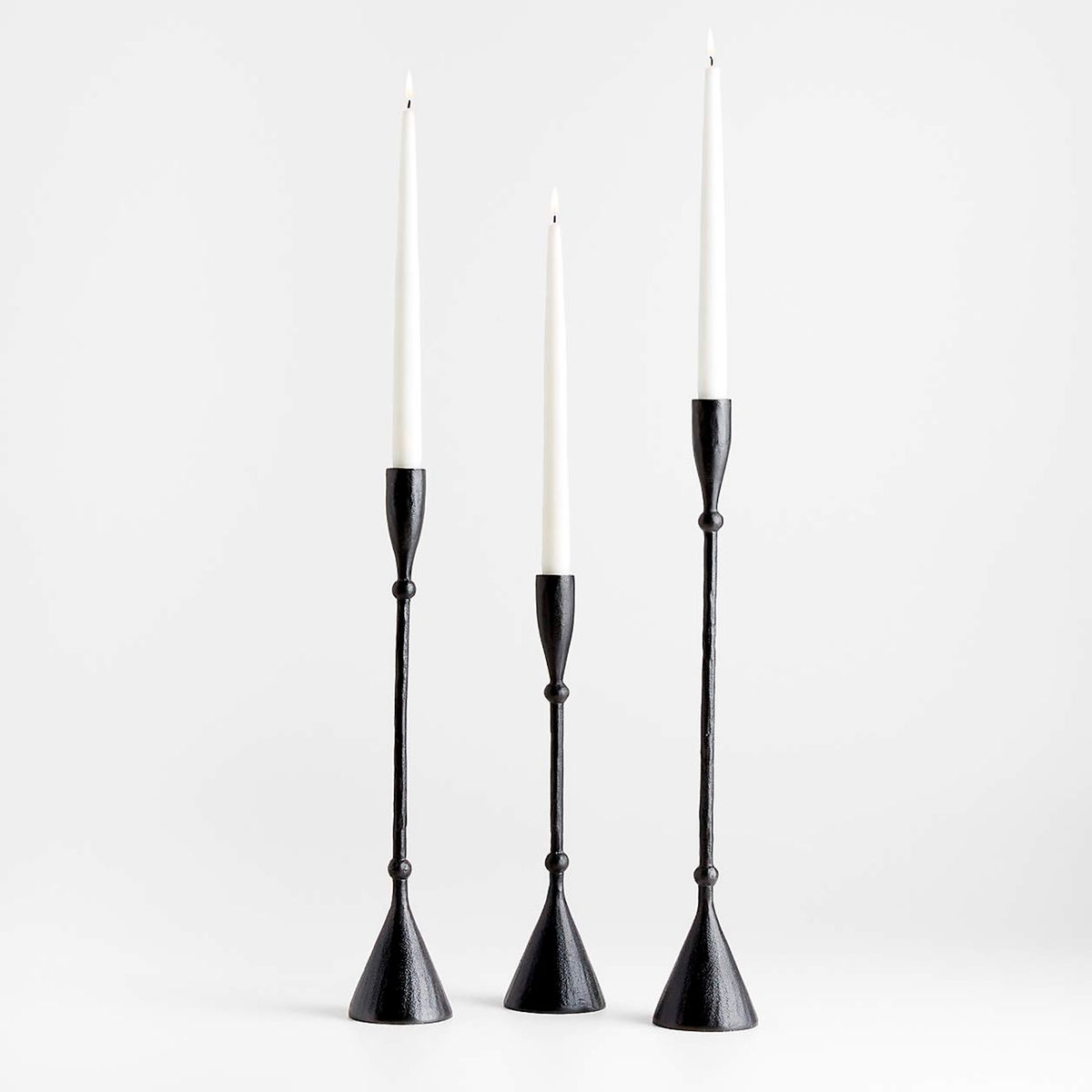 CRATE & BARREL - Candelabro Ferric 44 cm Crate & Barrel