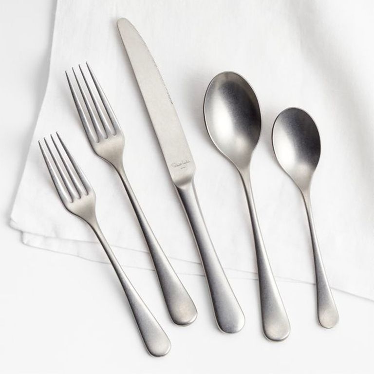 CRATE & BARREL Set 5 Cubiertos Caesna Vintage