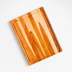 CRATE & BARREL - Tabla De Cortar Teca 51X38 Cm
