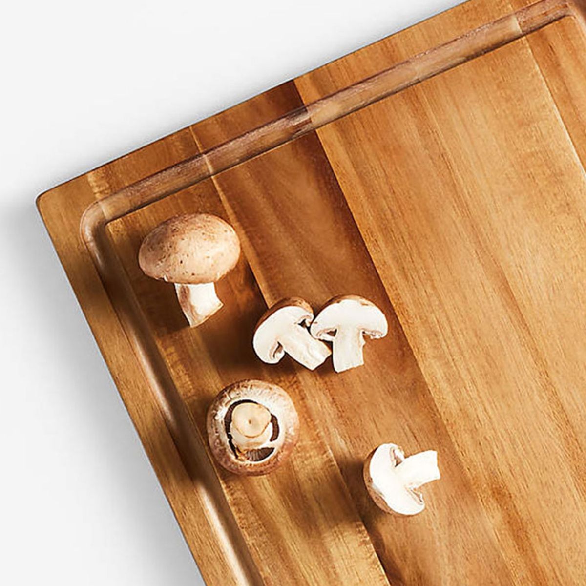 CRATE & BARREL - Tabla De Cortar Teca 45X33 Cm Crate & Barrel