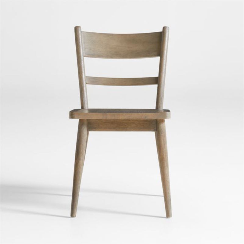 CRATE & BARREL - Silla de Madera Arno Café Claro