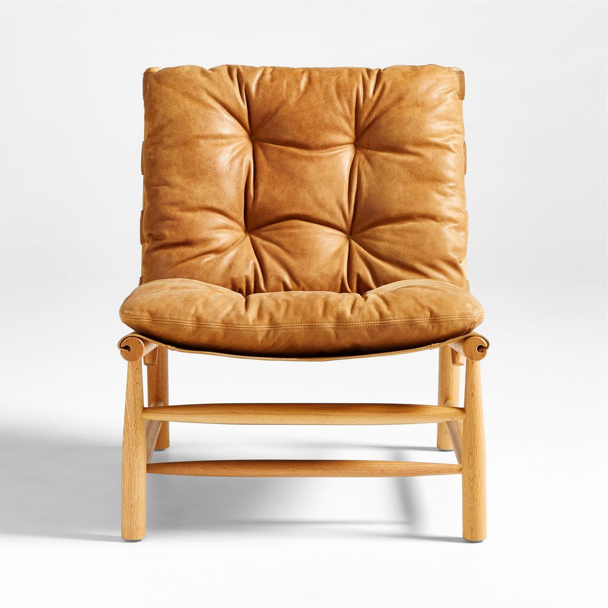 CRATE & BARREL - Sitial Cuero Henning Crate & Barrel