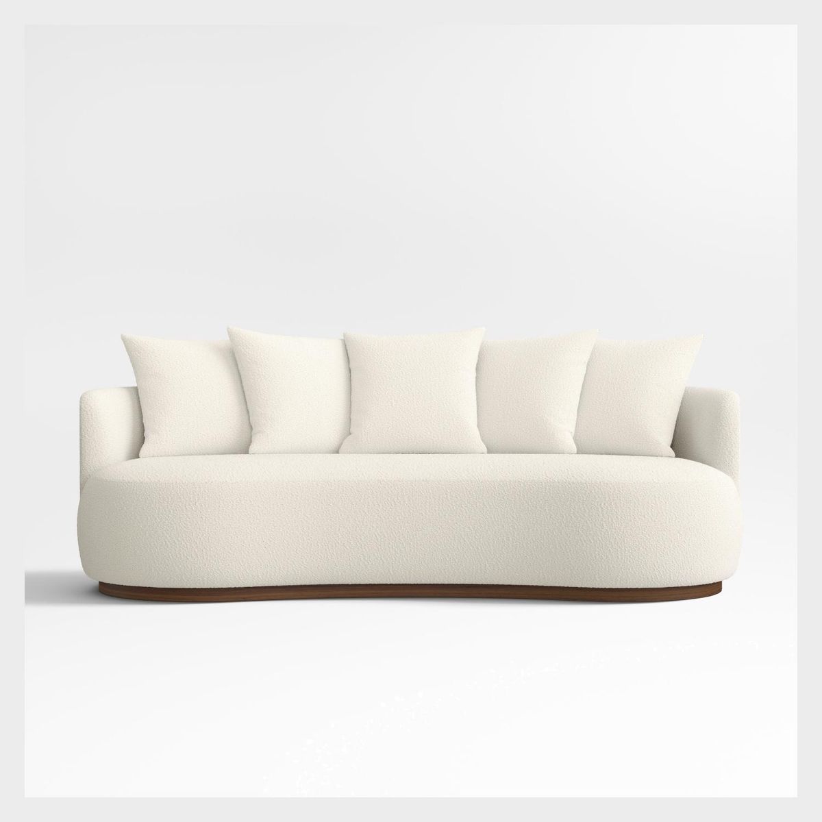 CRATE & BARREL - Sofa Martina Tela 3 Cuerpos Crate & Barrel
