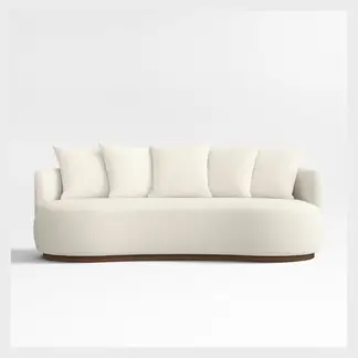 CRATE & BARREL - Sofa Martina Tela 3 Cuerpos