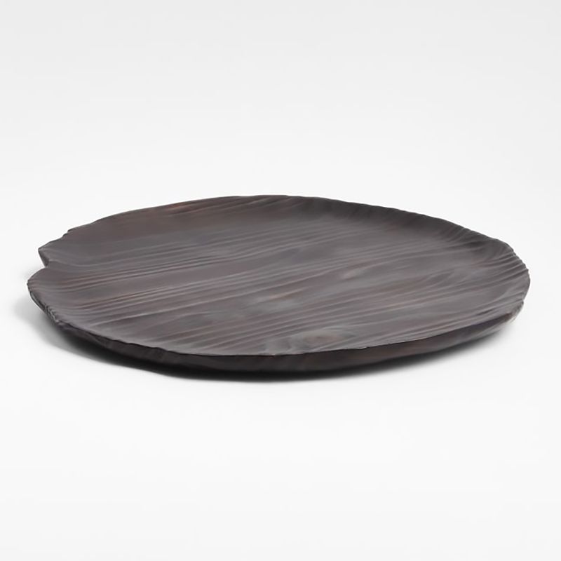 CRATE & BARREL - Tabla Negra Redonda Drifter Crate & Barrel