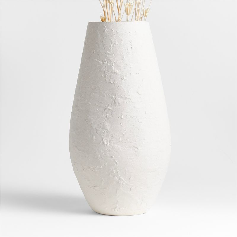 CRATE & BARREL - Jarron Textura Ceramica Crate&Barrel