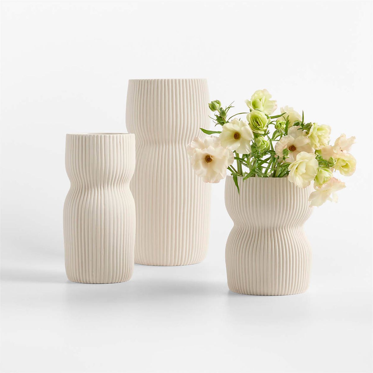 CRATE & BARREL - Jarrón Cerámica Cym Warkov 23Cm Crate & Barrel