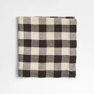 CRATE & BARREL - Servilleta Lino Vichy 56X56 Cm Crate&Barrel