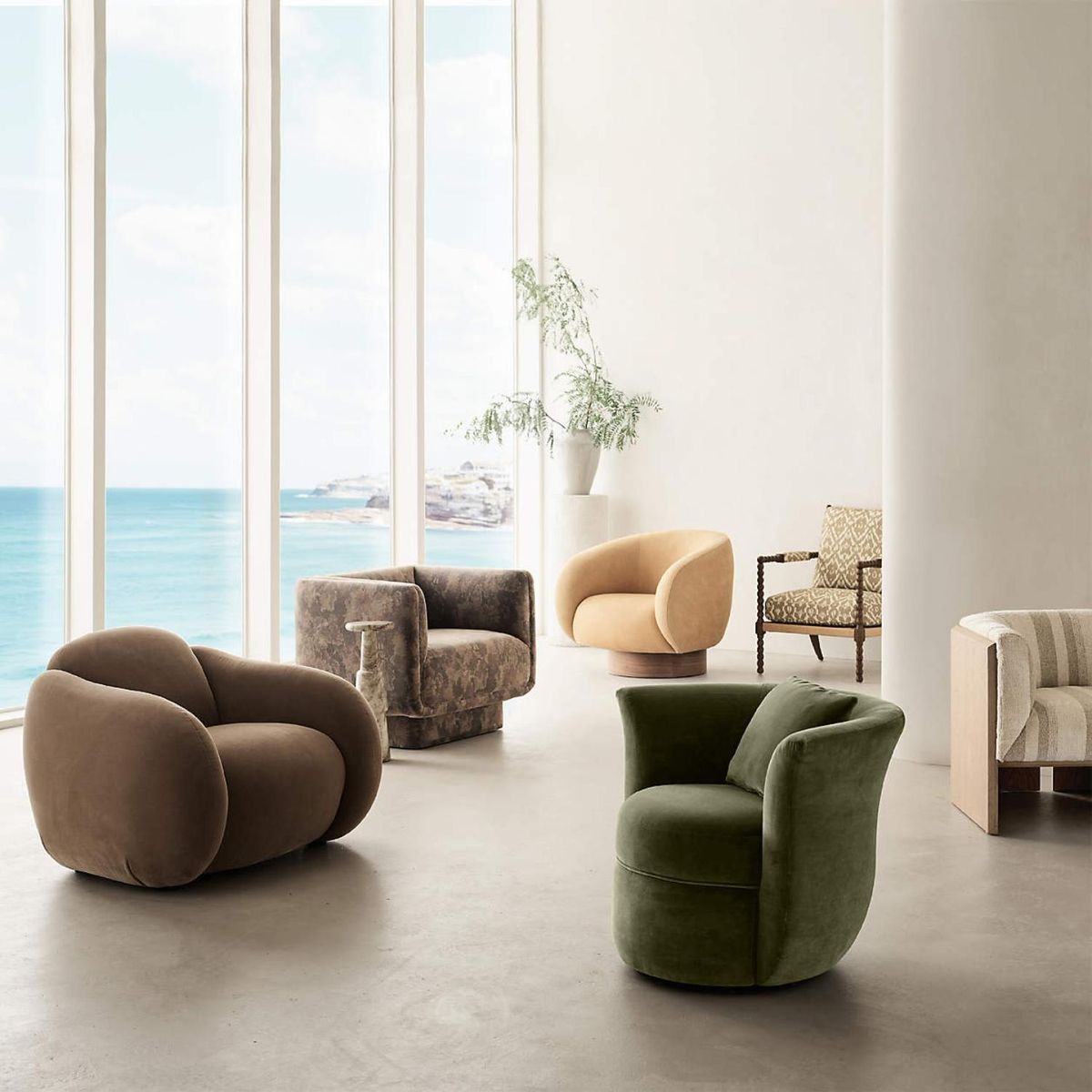CRATE & BARREL - Silla De Acento Soma Crate & Barrel