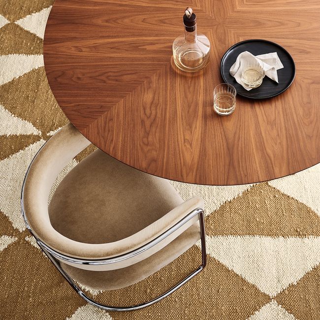 CRATE & BARREL - Mesa Comedor Redonda Tate Crate & Barrel