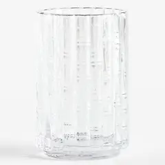 CRATE & BARREL - Vaso Largo Bamboo