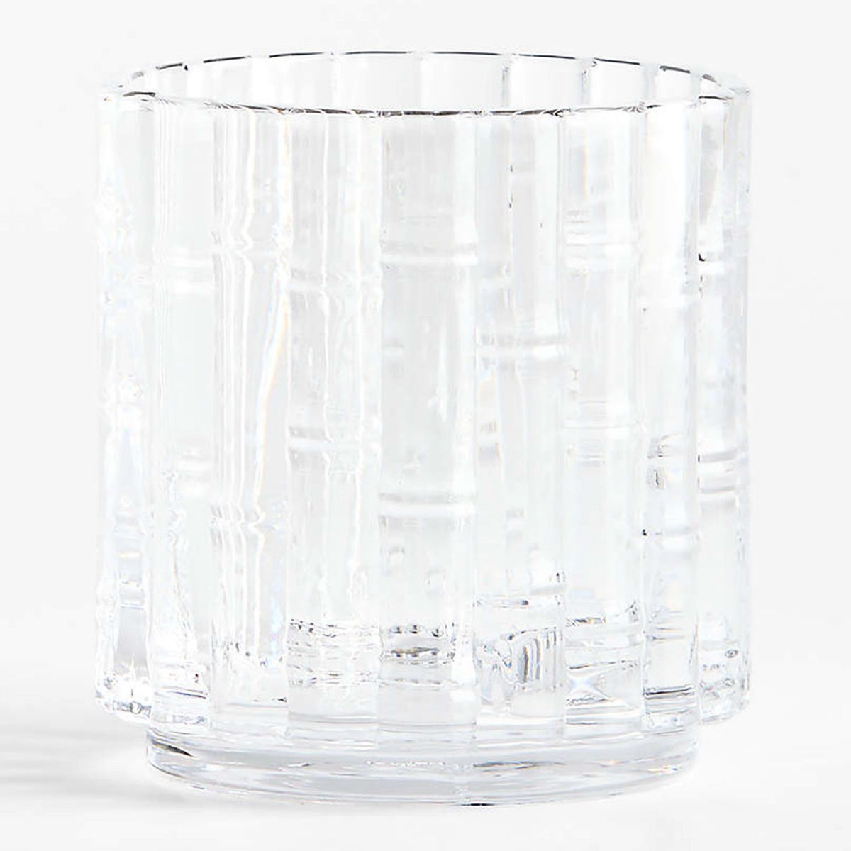 CRATE & BARREL - Vaso Corto Bamboo Crate & Barrel