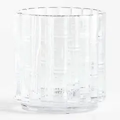 CRATE & BARREL - Vaso Corto Bamboo