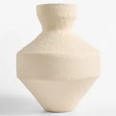 CRATE & BARREL - Jarron Marla papel mache 48 cm