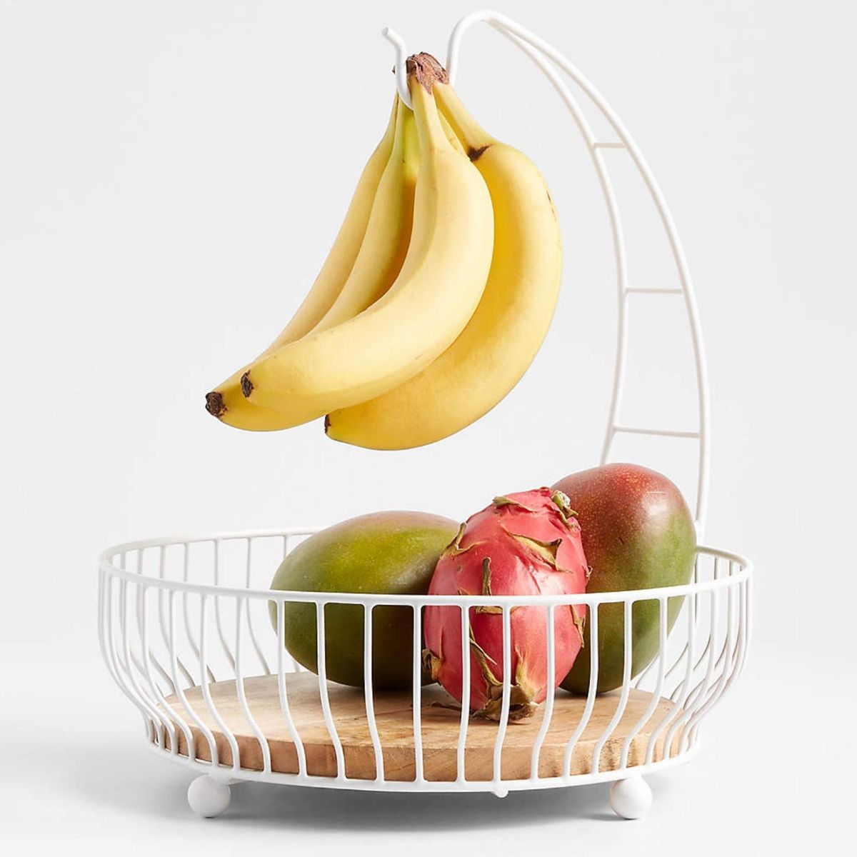 CRATE & BARREL - Frutero Cora 1 Nivel Blanco Crate & Barrel