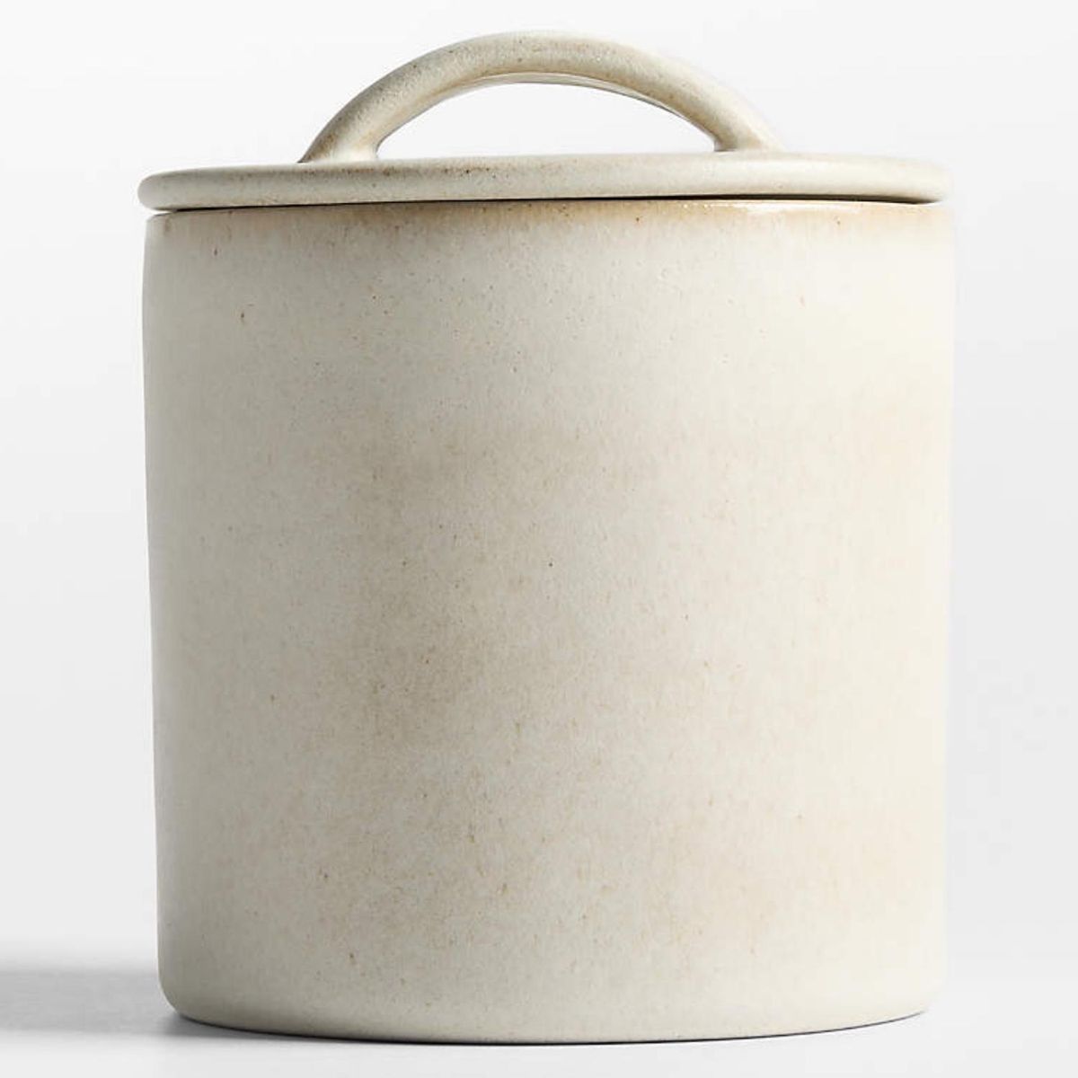 CRATE & BARREL - Contenedor Juno Gres 16Cm Crate & Barrel