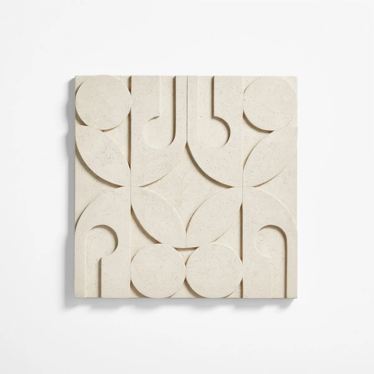 CRATE & BARREL - Arte Pared Azulejos Blanco Tall Frye Crate & Barrel