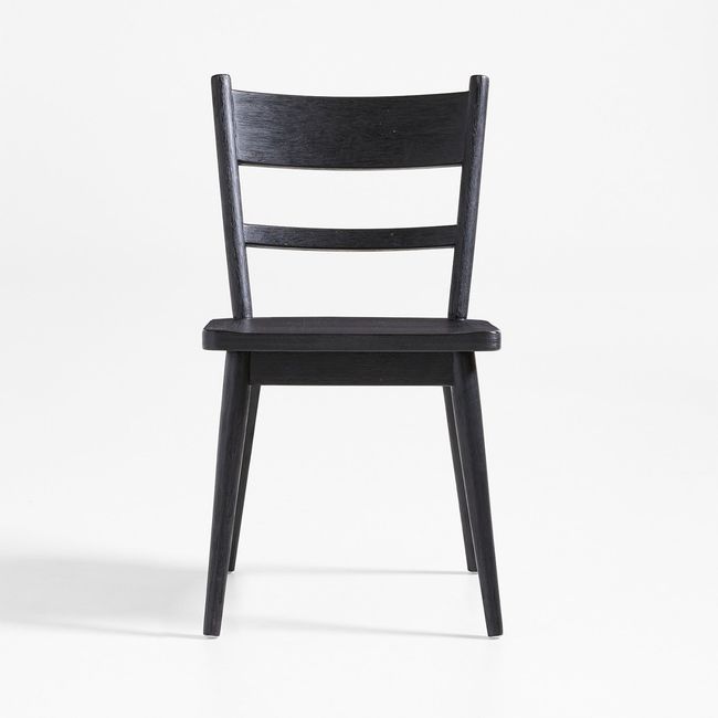 CRATE & BARREL - Silla De Comedor Arno Negro Crate & Barrel