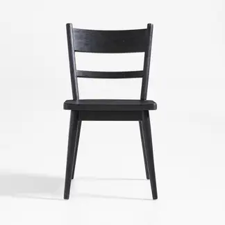 CRATE & BARREL - Silla De Comedor Arno Negro