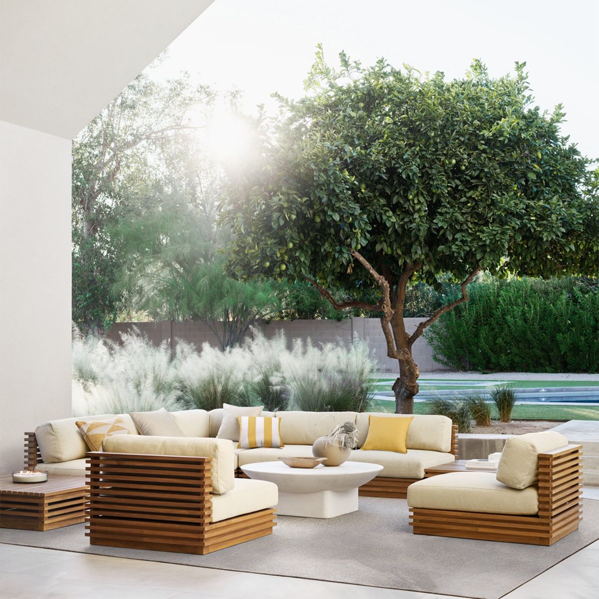 CRATE & BARREL - Funda Cojín 50X50Cm Crate & Barrel