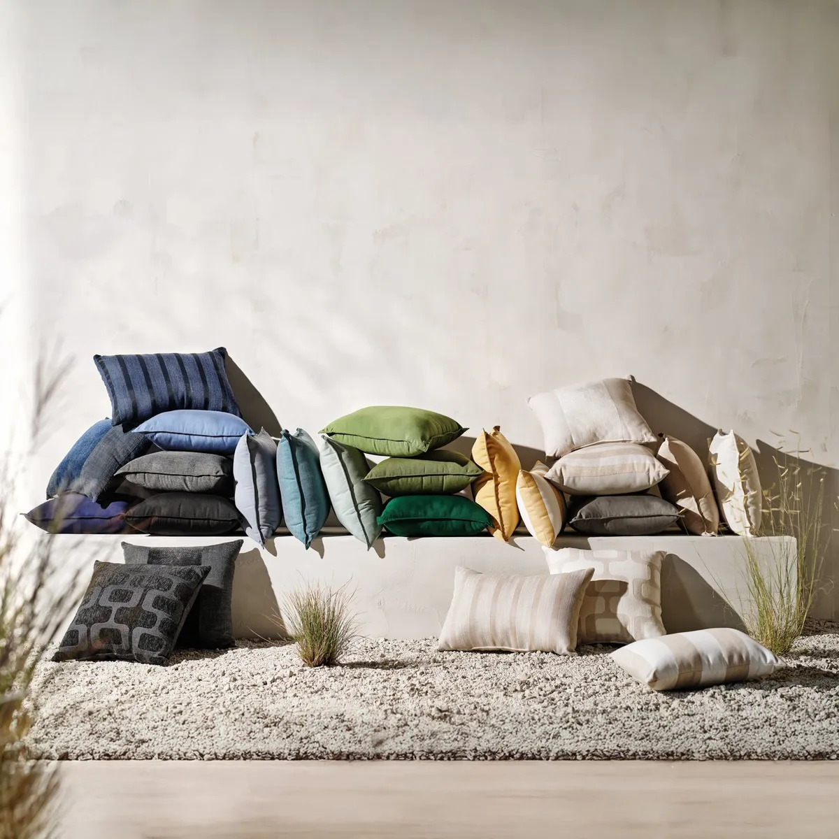 CRATE & BARREL - Funda Cojín Ext Trigo 50Cm Crate & Barrel