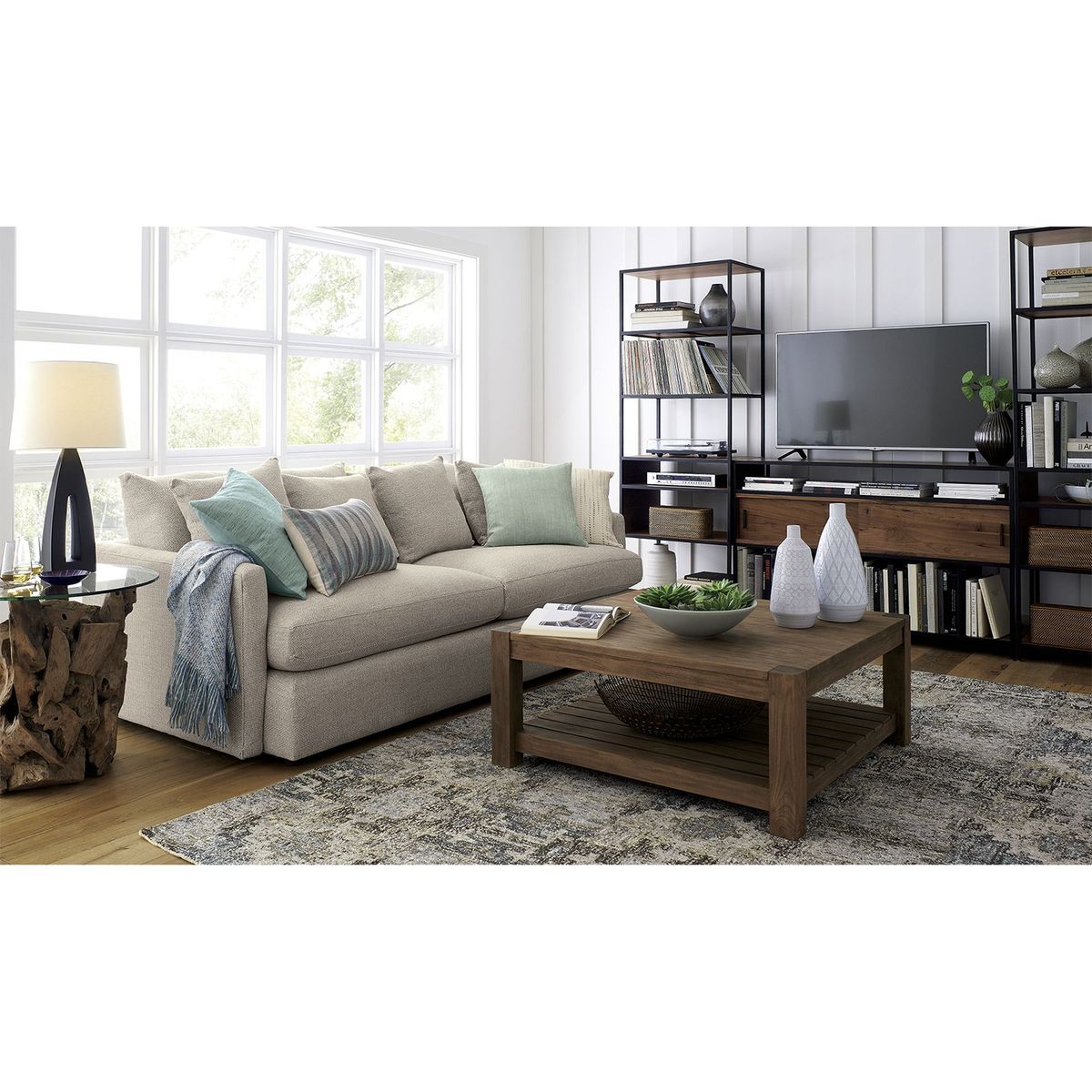 CRATE & BARREL - Alfombra Alvarez Lana Crate & Barrel