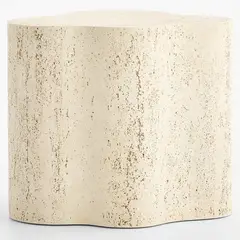 CRATE & BARREL - Fleur Side Table Resin