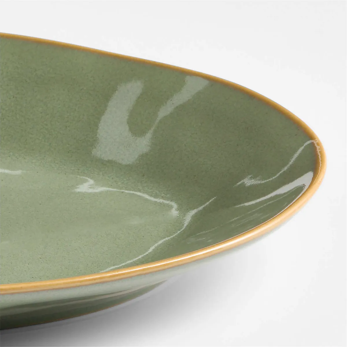 CRATE & BARREL - Fuente Oval Marin Sage Aloe Crate & Barrel