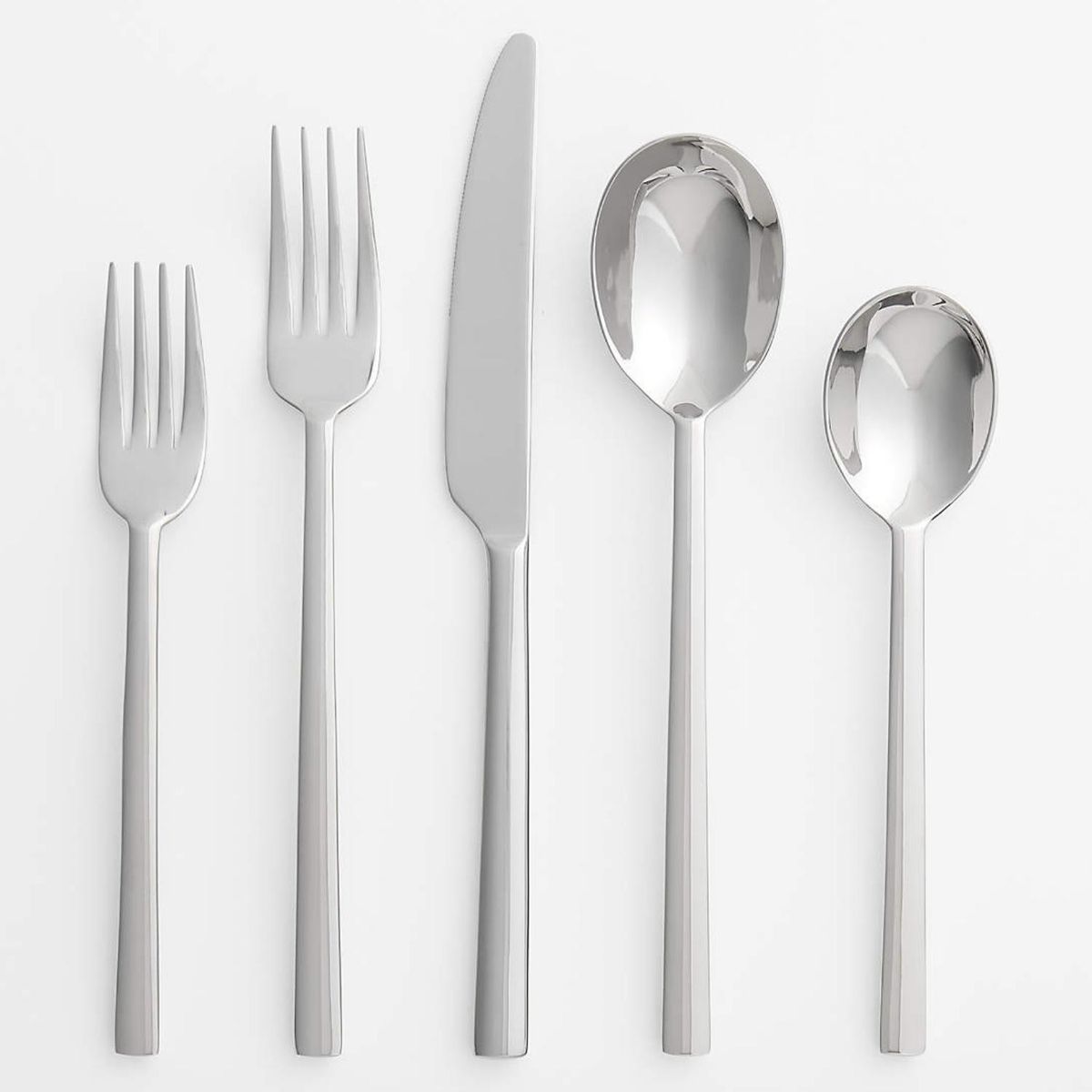 CRATE & BARREL - Set 5 Cubiertos Emerge Mirror Crate & Barrel