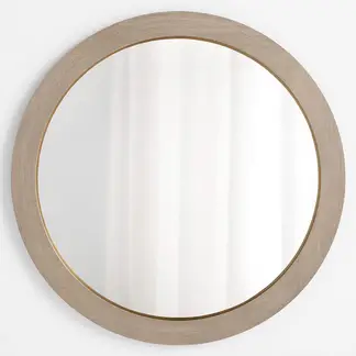 CRATE & BARREL - Espejo de Pared Keane Natural