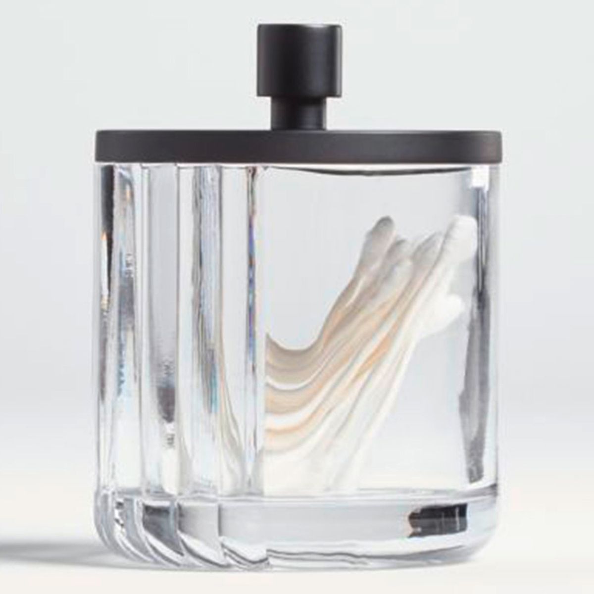 CRATE & BARREL - Contenedor Vidrio Baño Chico Crate & Barrel