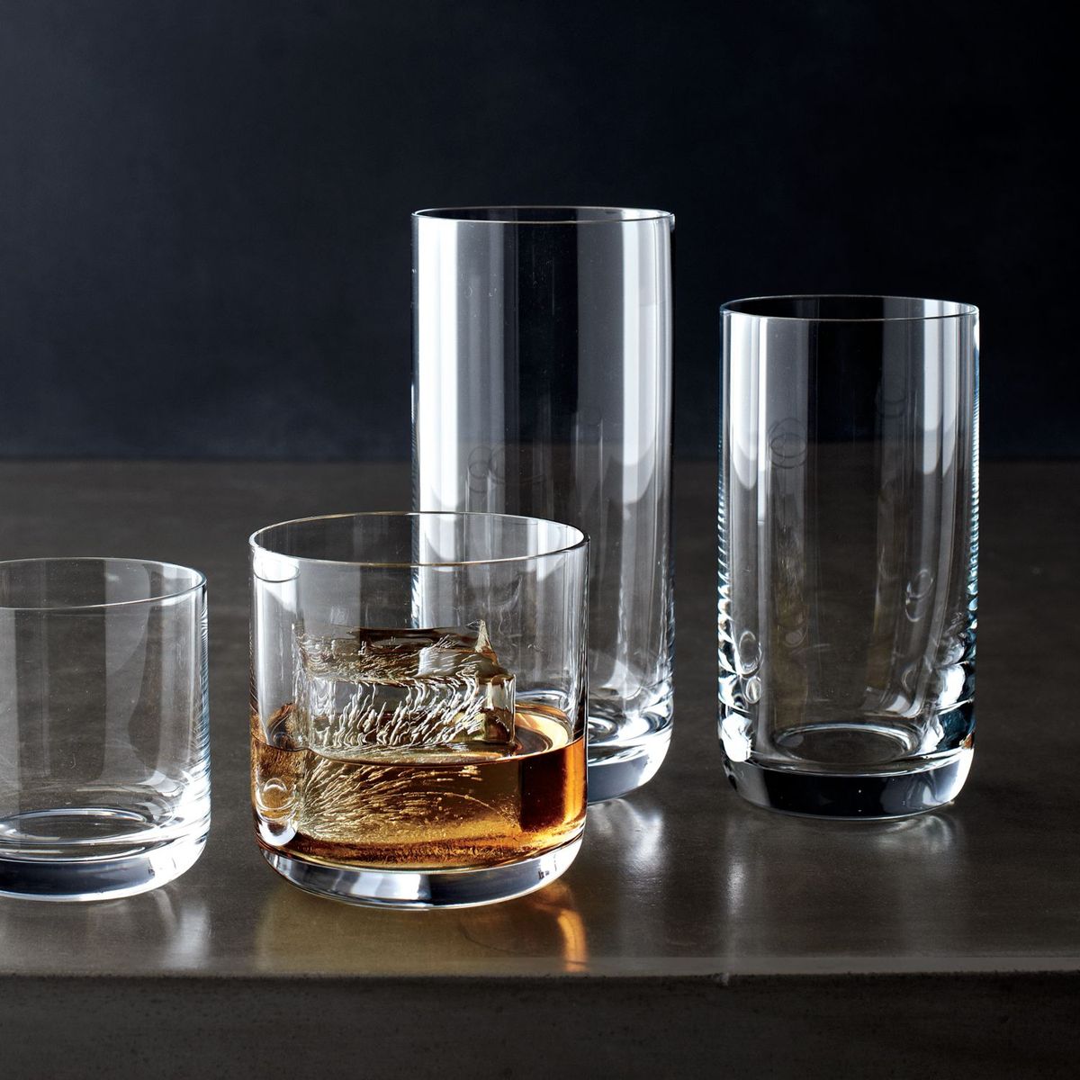 CRATE & BARREL - Vaso Bajo Crescent 295 Ml Crate & Barrel