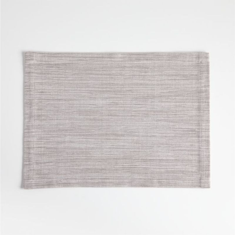CRATE & BARREL - Individual Grasscloth Gris