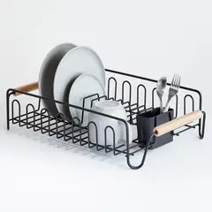 CRATE & BARREL - Secador De Platos Negro