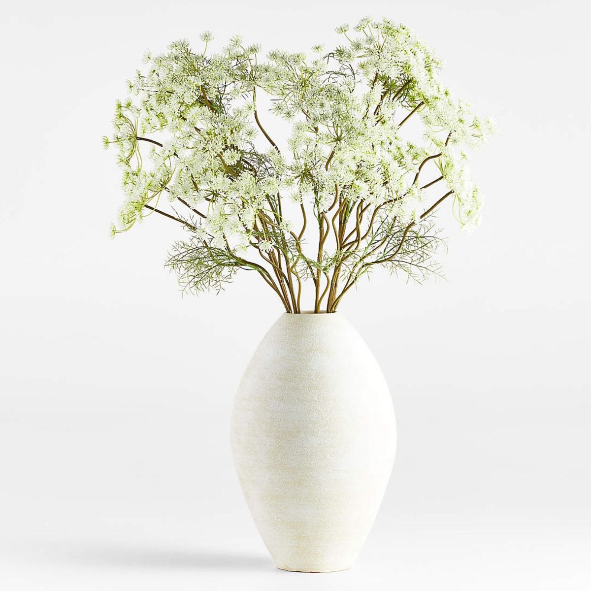 CRATE & BARREL - Rama artificial Queen Annes Lace 109 cm