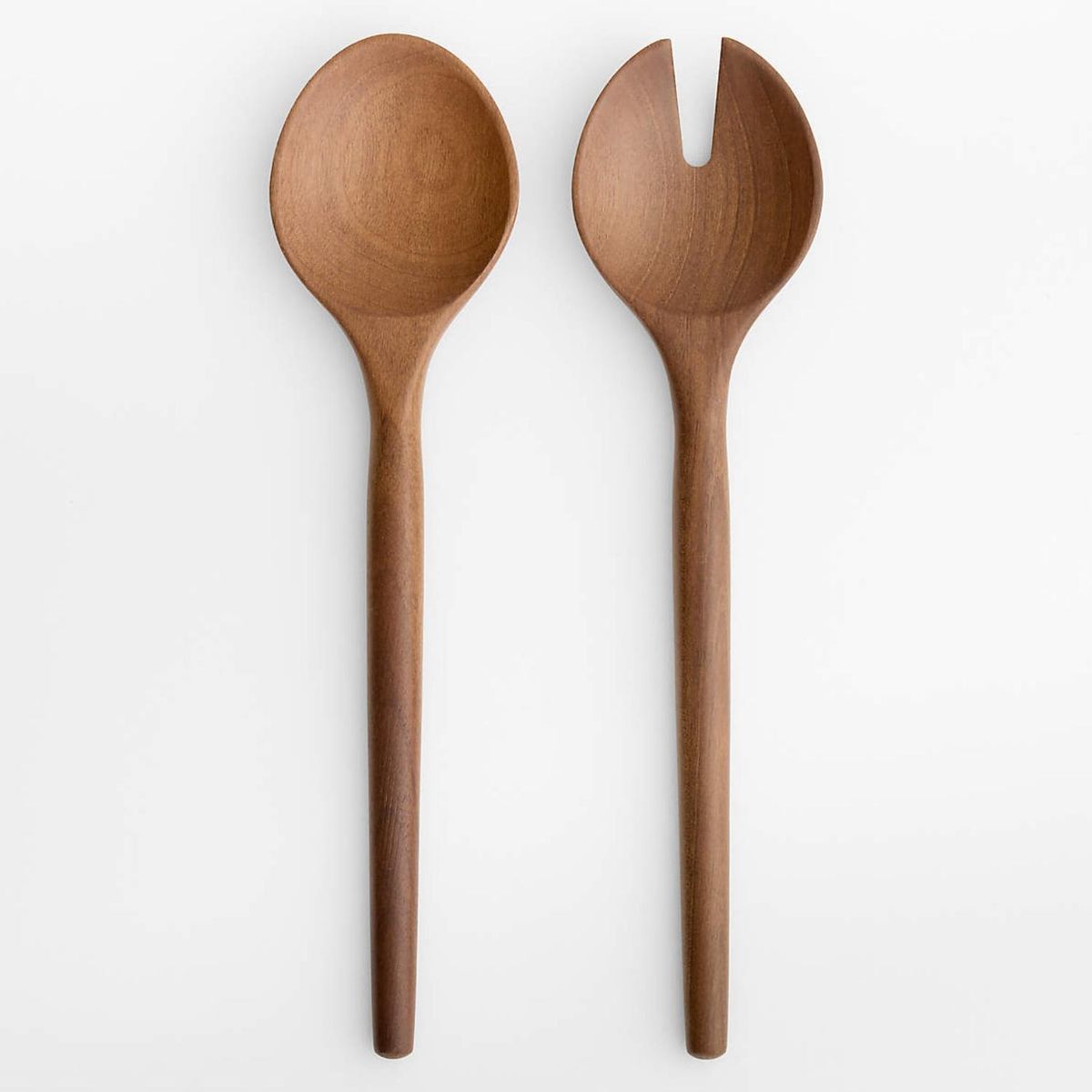 CRATE & BARREL - Set 2 Servidores Madeira Acabado Nogal