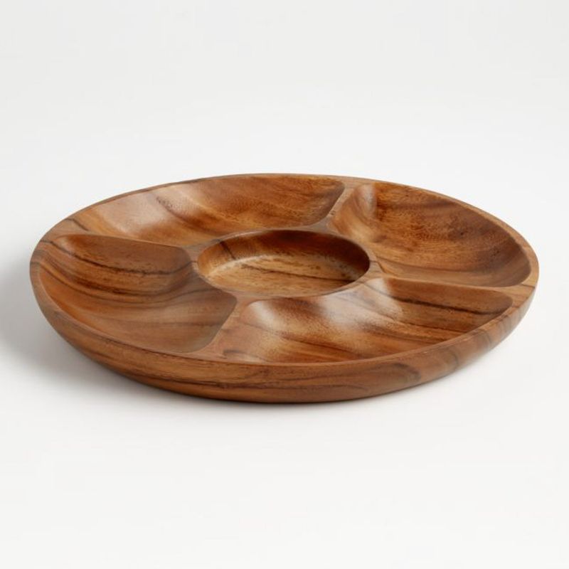 CRATE & BARREL - Plato para Servir 5 Partes Tondo