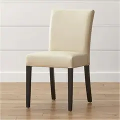 CRATE & BARREL - Silla Comedor Lowe Cuero