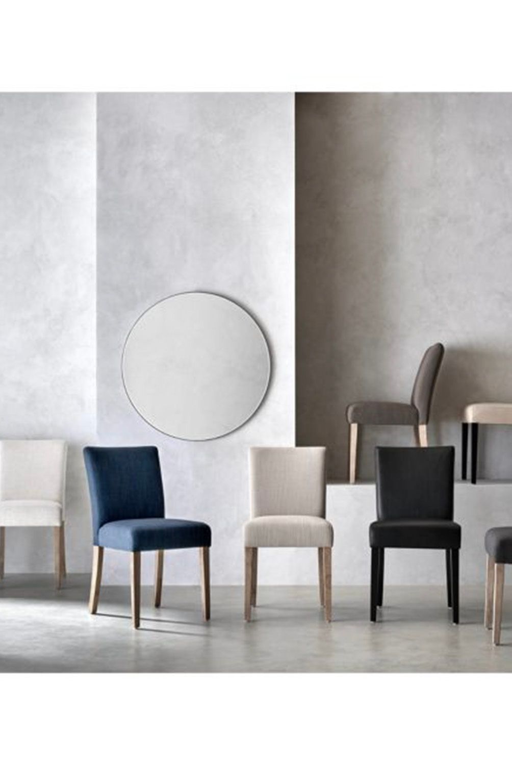 CRATE & BARREL - Silla Comedor Lowe Cuero Crate & Barrel