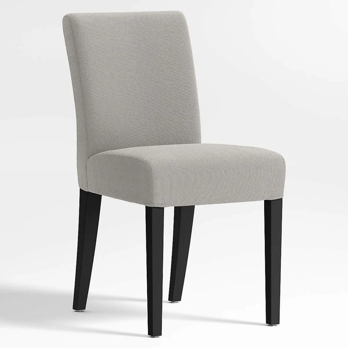 CRATE & BARREL - Silla De Comedor Lowe Tapizada Gris Crate & Barrel