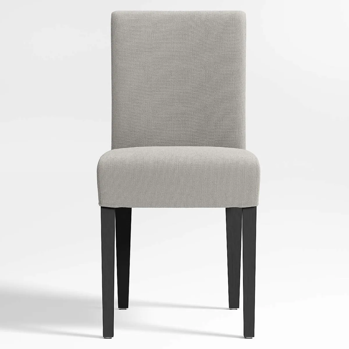 CRATE & BARREL - Silla De Comedor Lowe Tapizada Gris Crate & Barrel