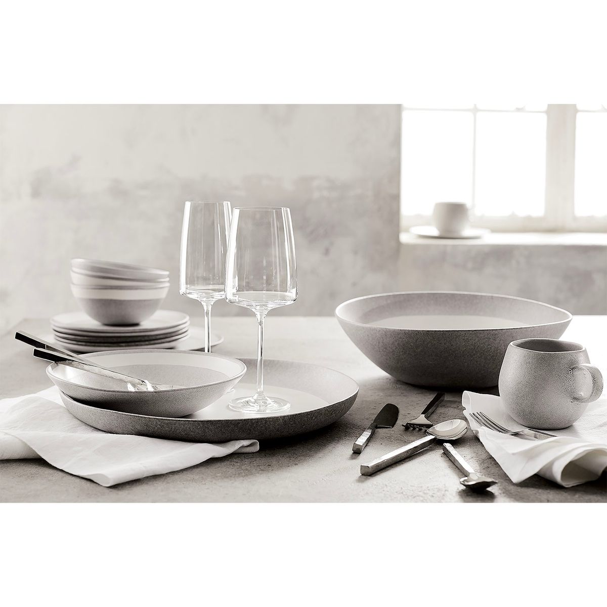 CRATE & BARREL - Plato Ensalada Pedra Crate & Barrel