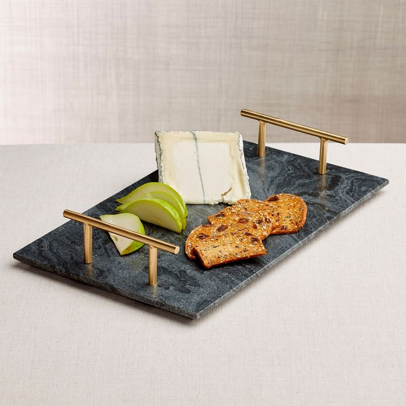 CRATE & BARREL - Tabla Aperitivos Hayes Mármol Crate & Barrel