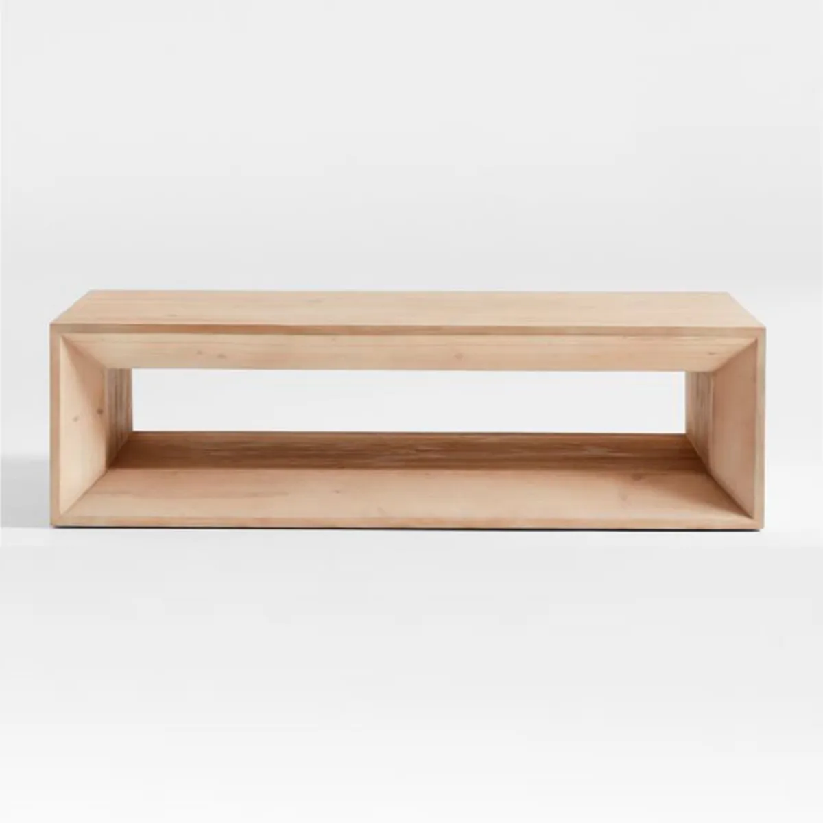 CRATE & BARREL - Mesa De Centro Vernon Natural 142Cm Crate & Barrel