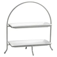 CRATE & BARREL - Plato 2 Niveles Cambridge