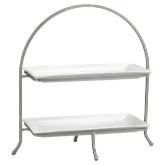 CRATE & BARREL - Plato 2 Niveles Cambridge