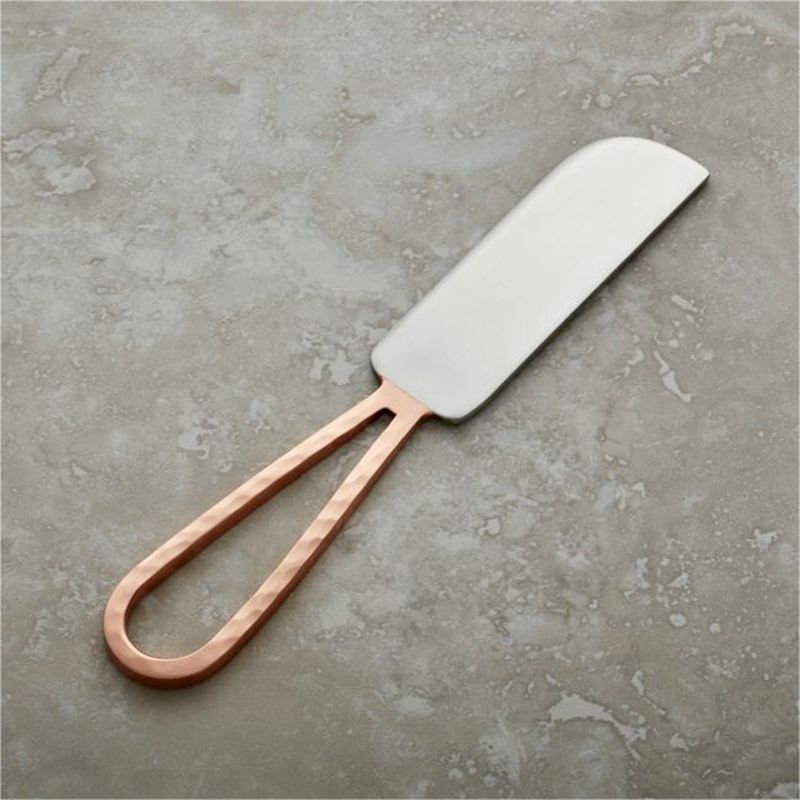 CRATE & BARREL - Cuchillo para queso Beck Copper Crate&Barrel