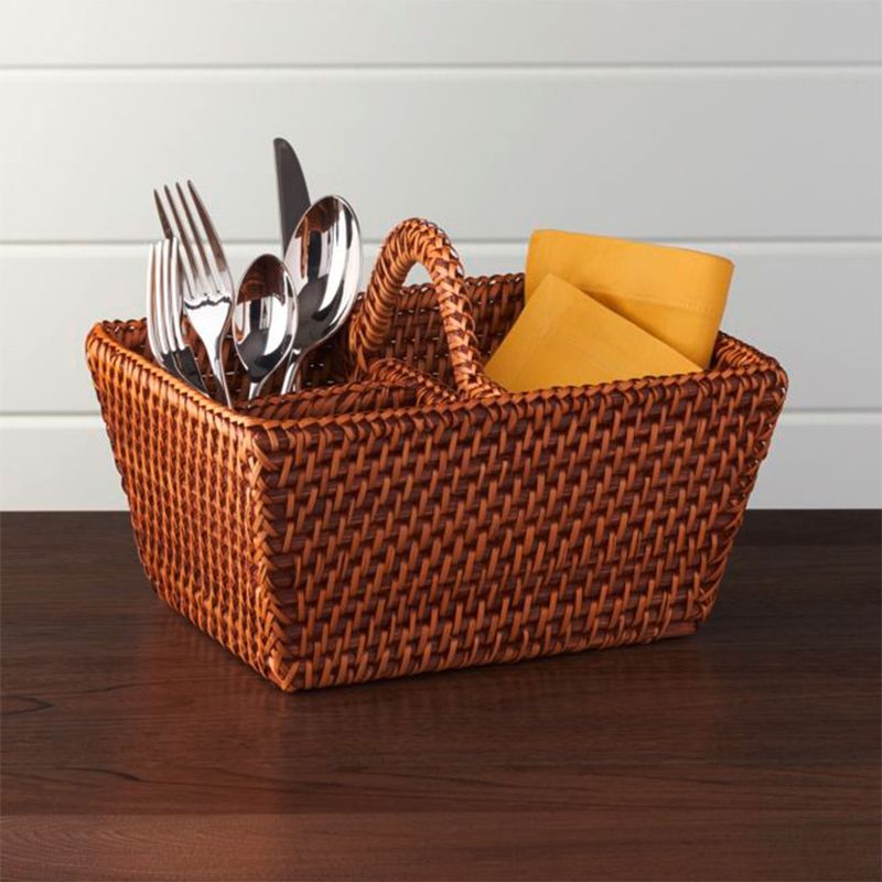 CRATE & BARREL - Organizador Cubiertos Artesia Crate & Barrel
