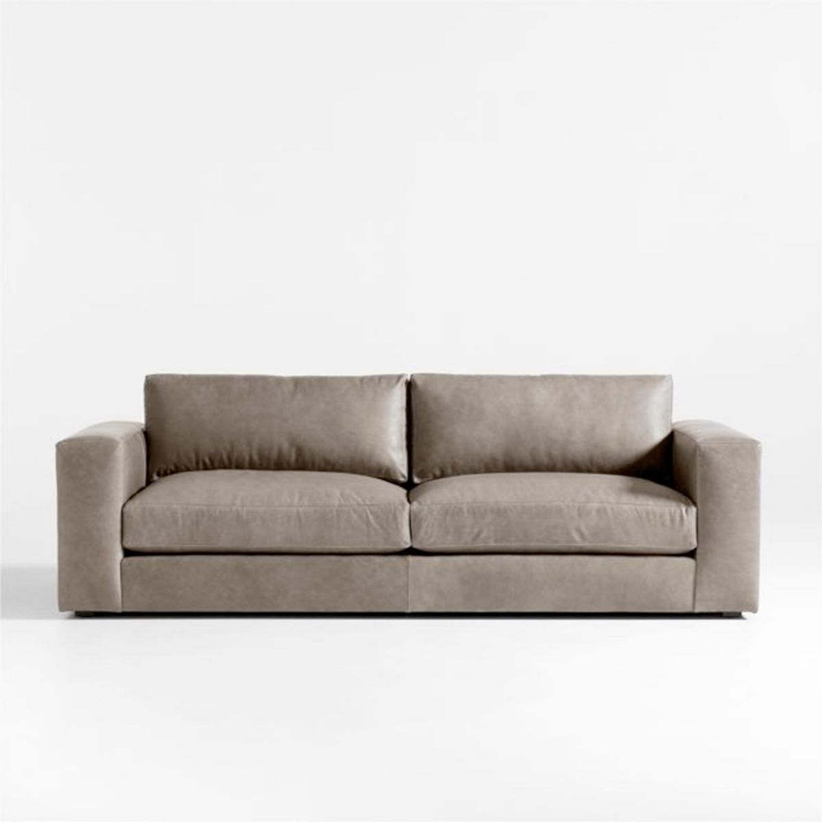 CRATE & BARREL - Sofá Oceanside Cuero Crate & Barrel